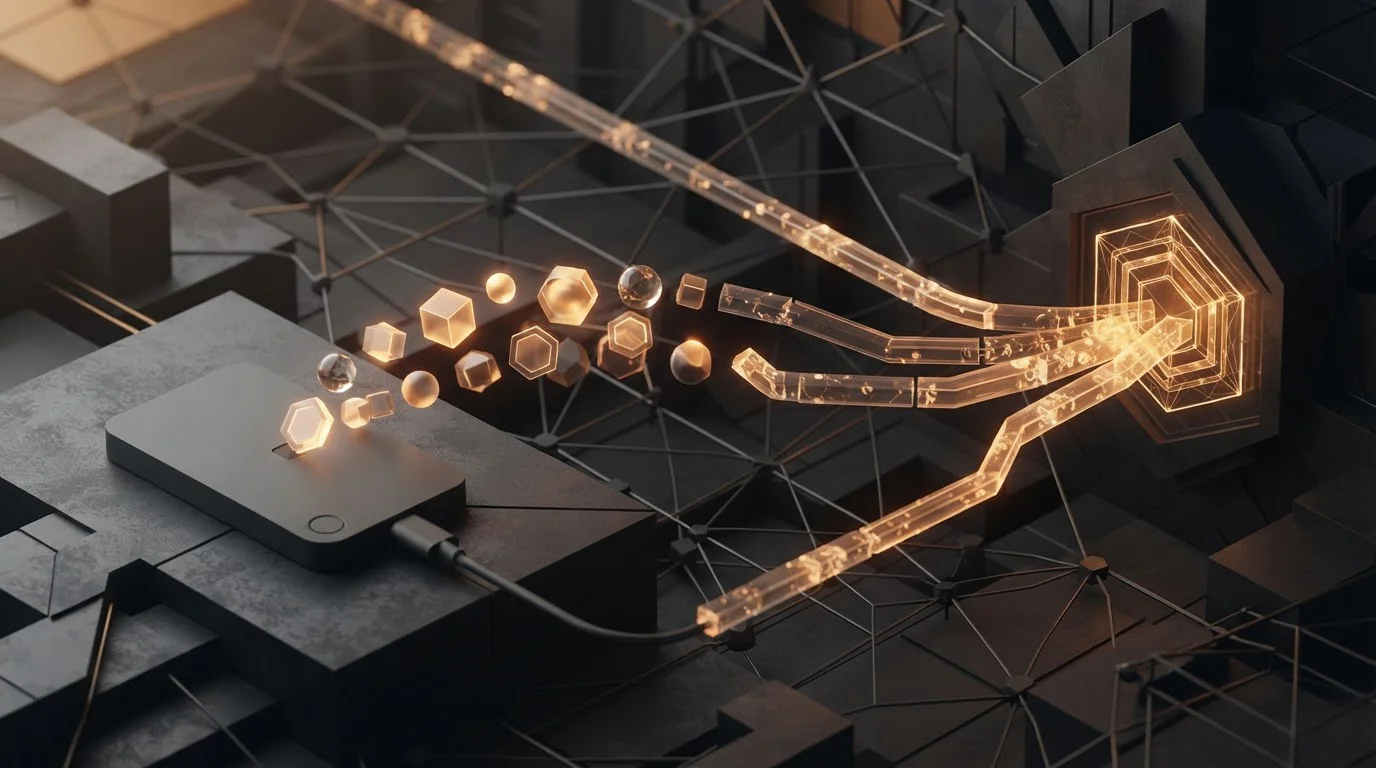 Crypto wallet transfer paths connecting several blockchain networks to a casino deposit address